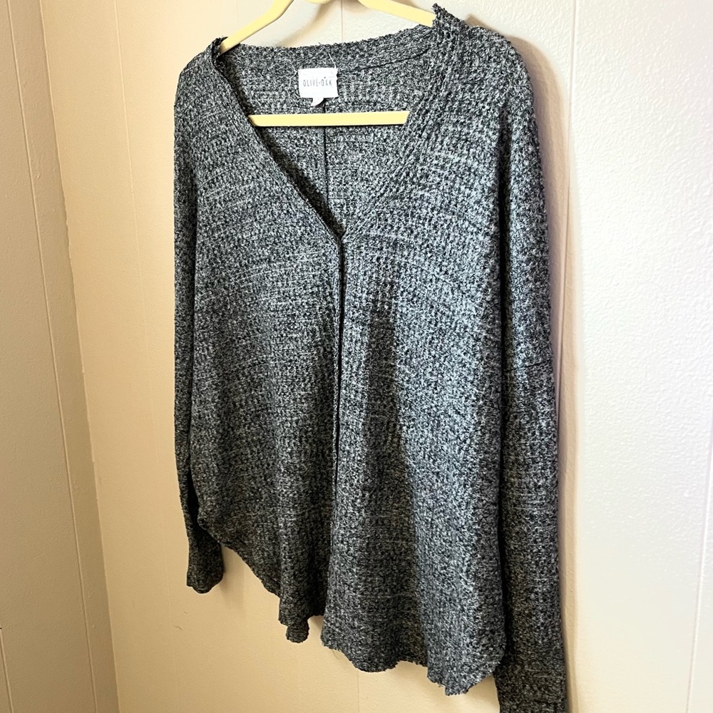 Olive + Oak Button Up Sweater